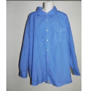 Swiss Cross Shirt Button Front Big & Tall 4XL NWT